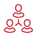 Kollegiale Arbeitsatmosphäre Icon