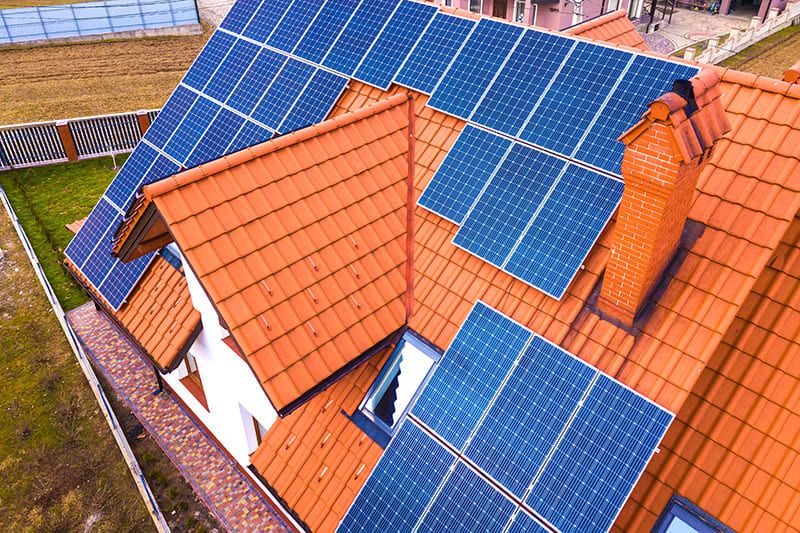 PV Anlage für ein Einfamilienhaus mit Dachkonstruktion von Elektrotechnik Tromayer